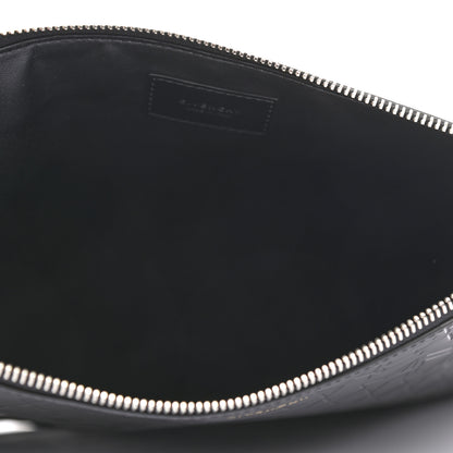 Givenchy Lambskin Star Embossed Large Pouch Black 5 of 7
