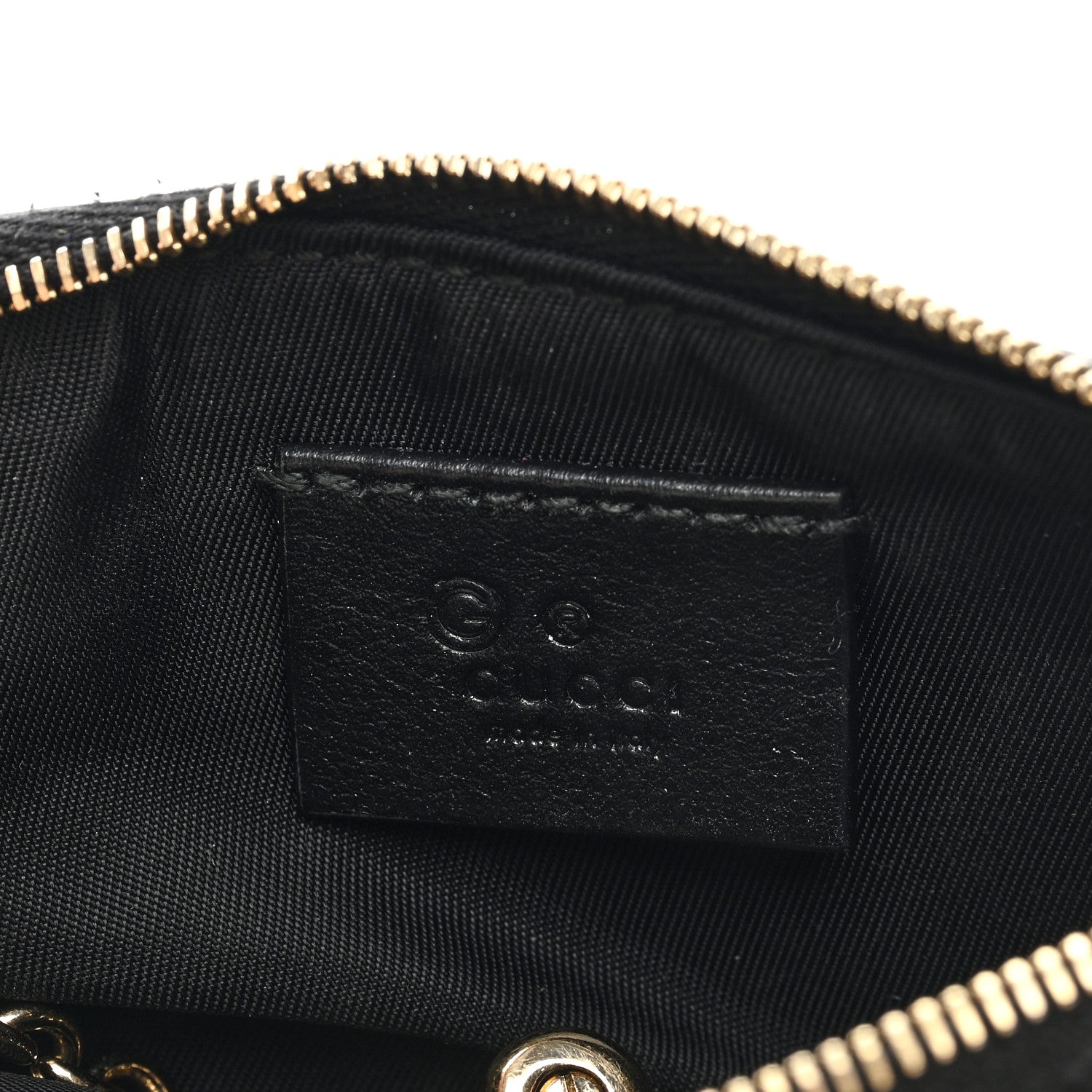 Gucci Microguccissima Key Ring Coin Case Black 6 of 6