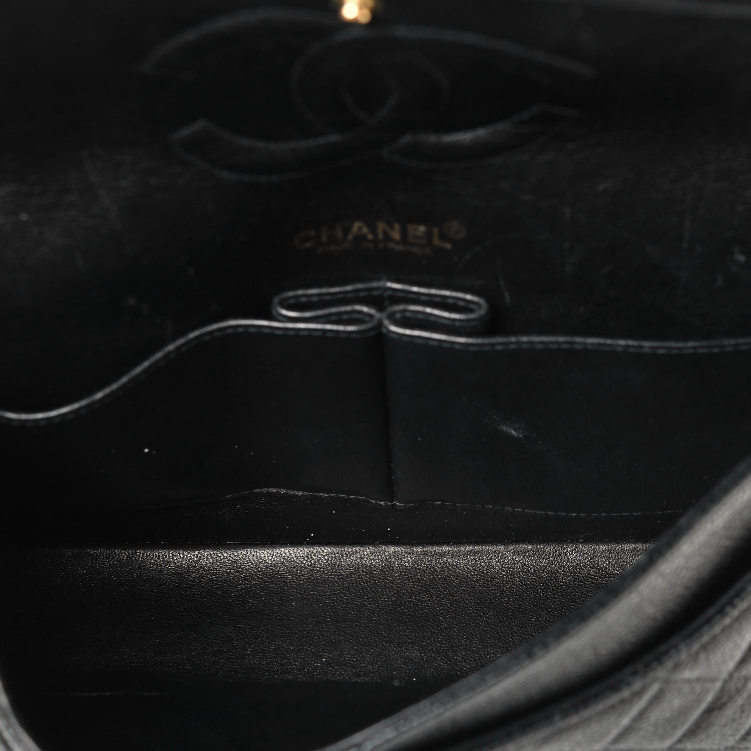 Chanel Caviar Quilted Medium Double Flap Black 4 of 5