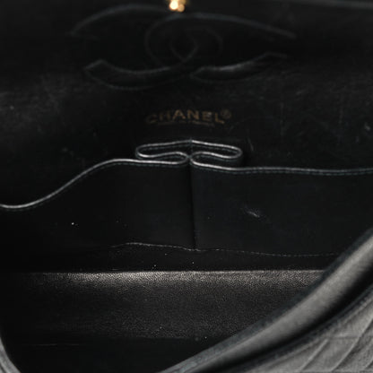 Chanel Caviar Quilted Medium Double Flap Black 4 of 5