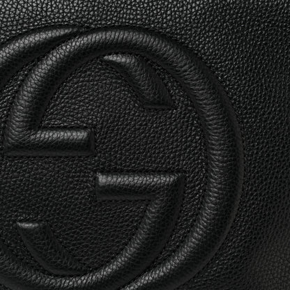 Gucci Pebbled Calfskin Large Soho Hobo Black 8 of 13