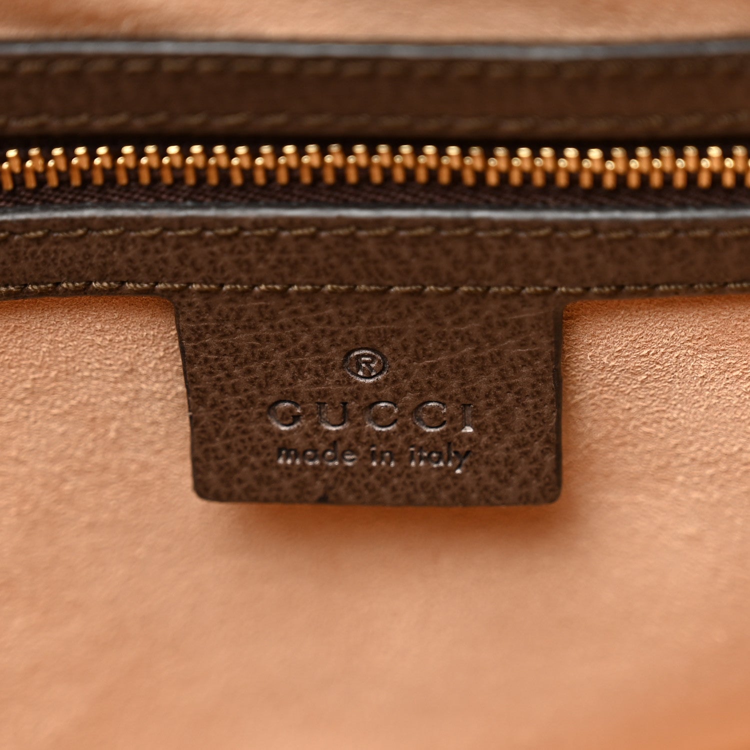 Gucci GG Supreme Monogram Web Medium Ophidia Boston Brown 6 of 9