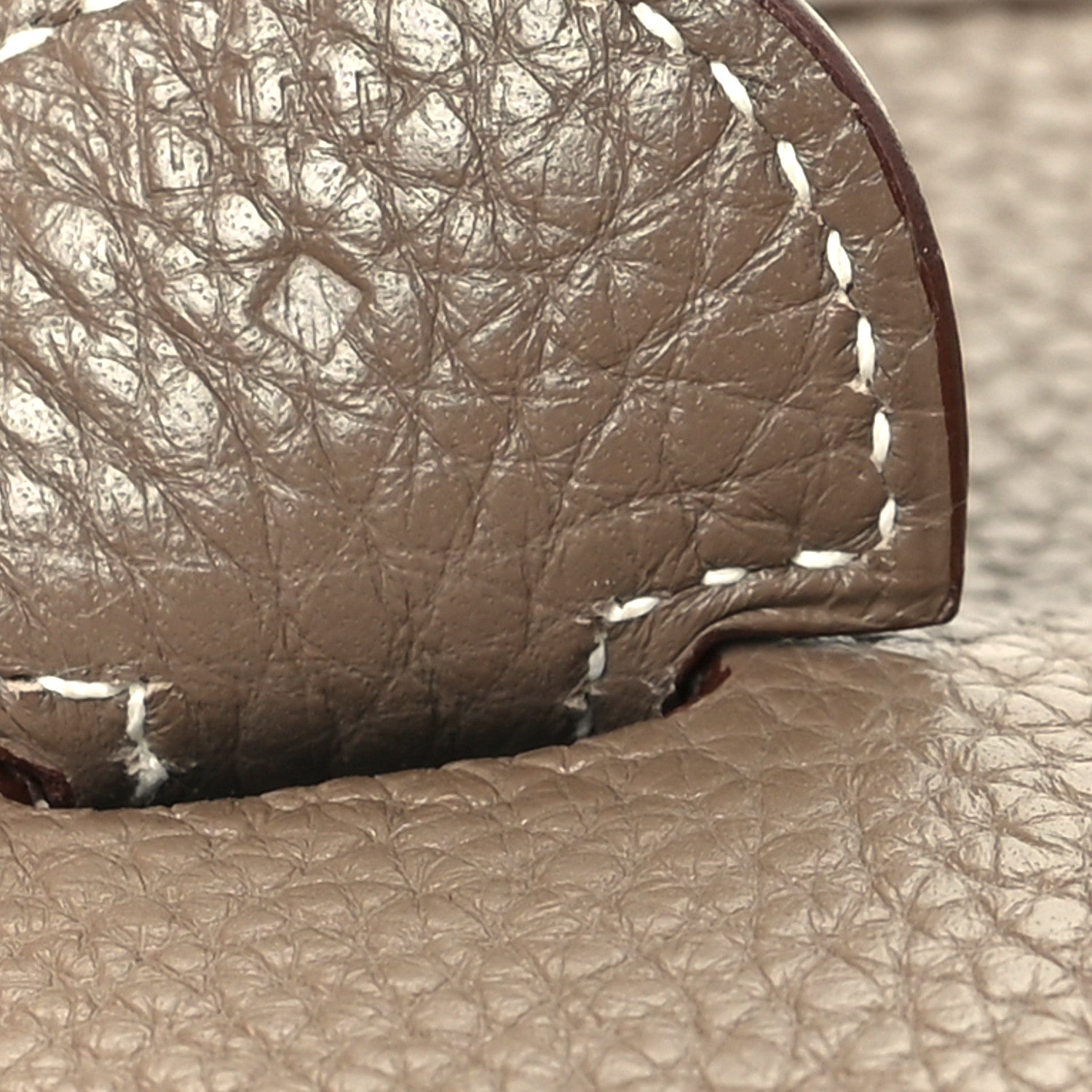 Hermes Taurillon Clemence Evelyne III GM Etoupe 7 of 10