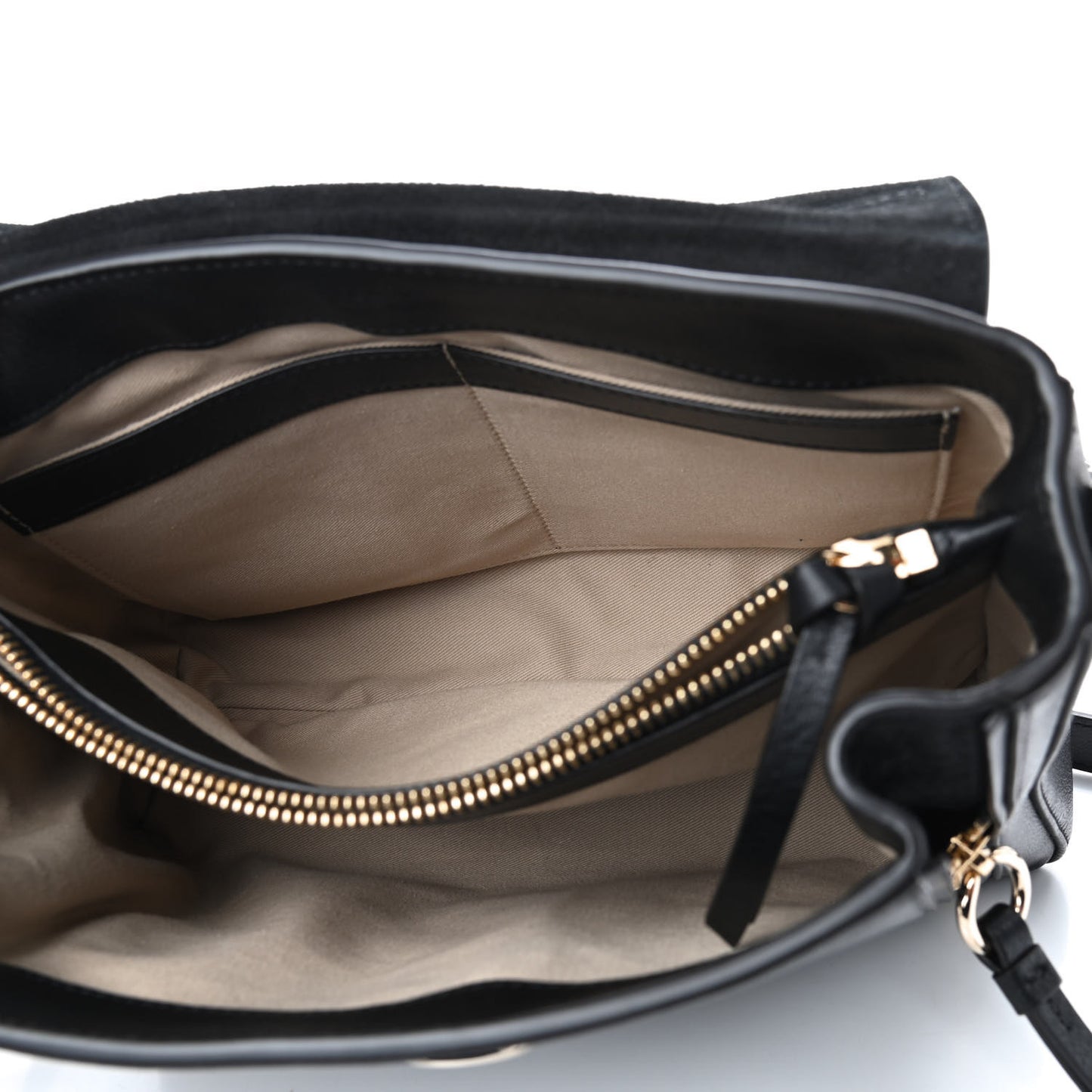 Calfskin Small Faye Day Shoulder Bag Black