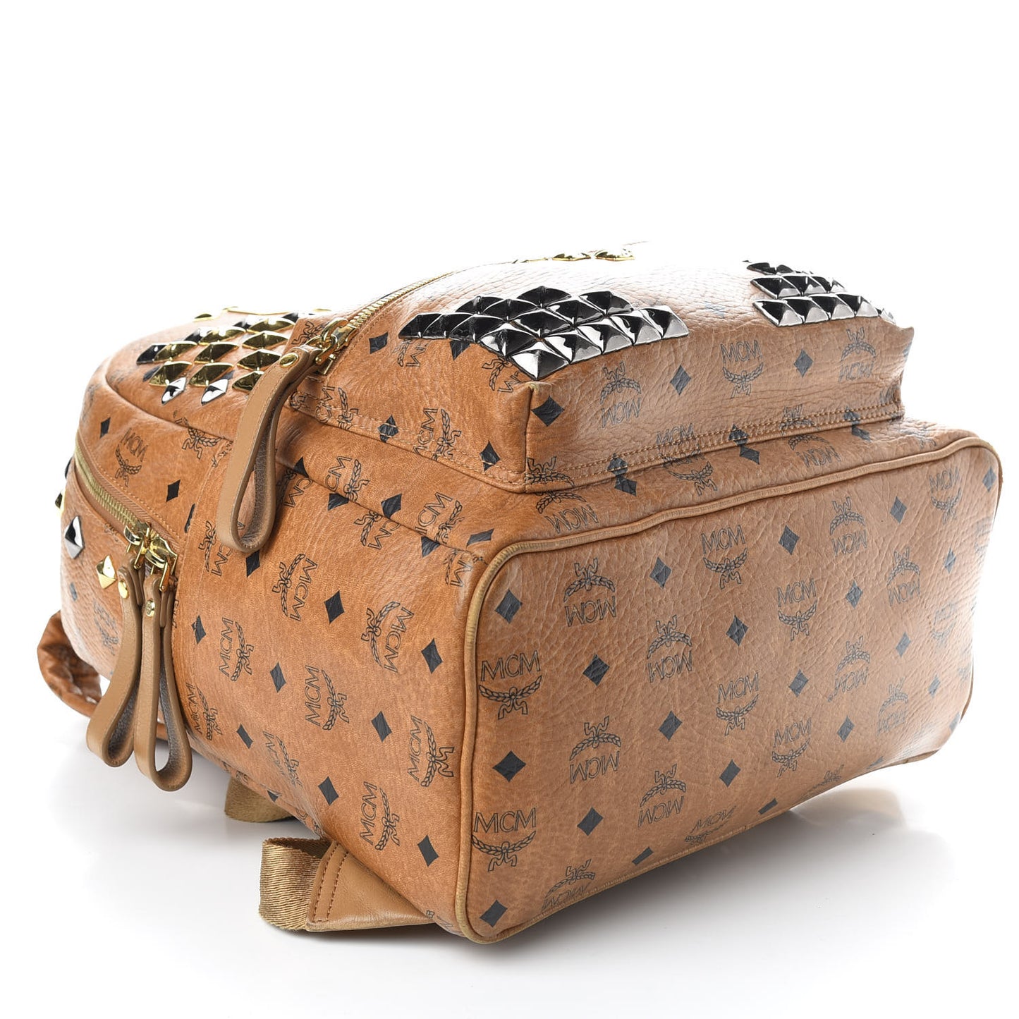 Visetos Studded Medium Stark M Backpack Cognac