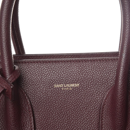 Saint Laurent Grained Calfskin Small Classic Sac De Jour Bordeaux 10 of 20