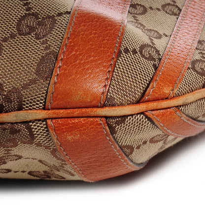 Gucci Monogram Small Abbey Convertible Tote Orange 11 of 12