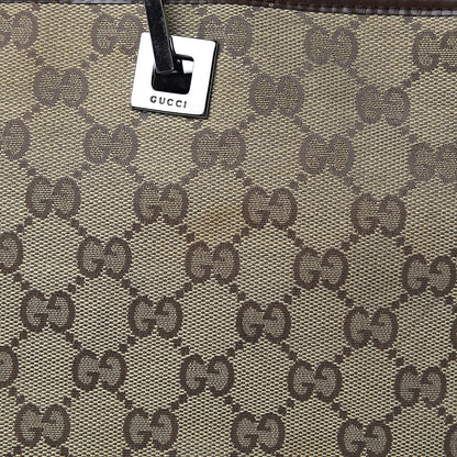 Gucci Monogram Large Bucket Tote Dark Brown 12 of 13