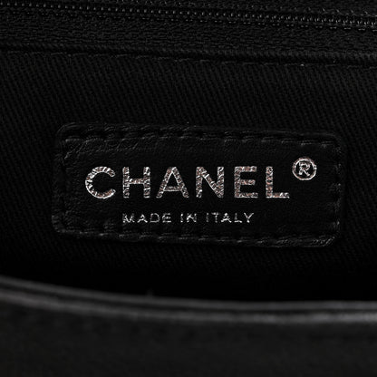 Chanel Calfskin Diamond Stitch Accordion Flap Black 6 of 13