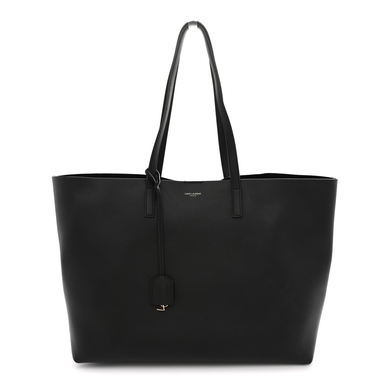 Saint Laurent Calfskin Large Shopping Tote Black 1 of 12