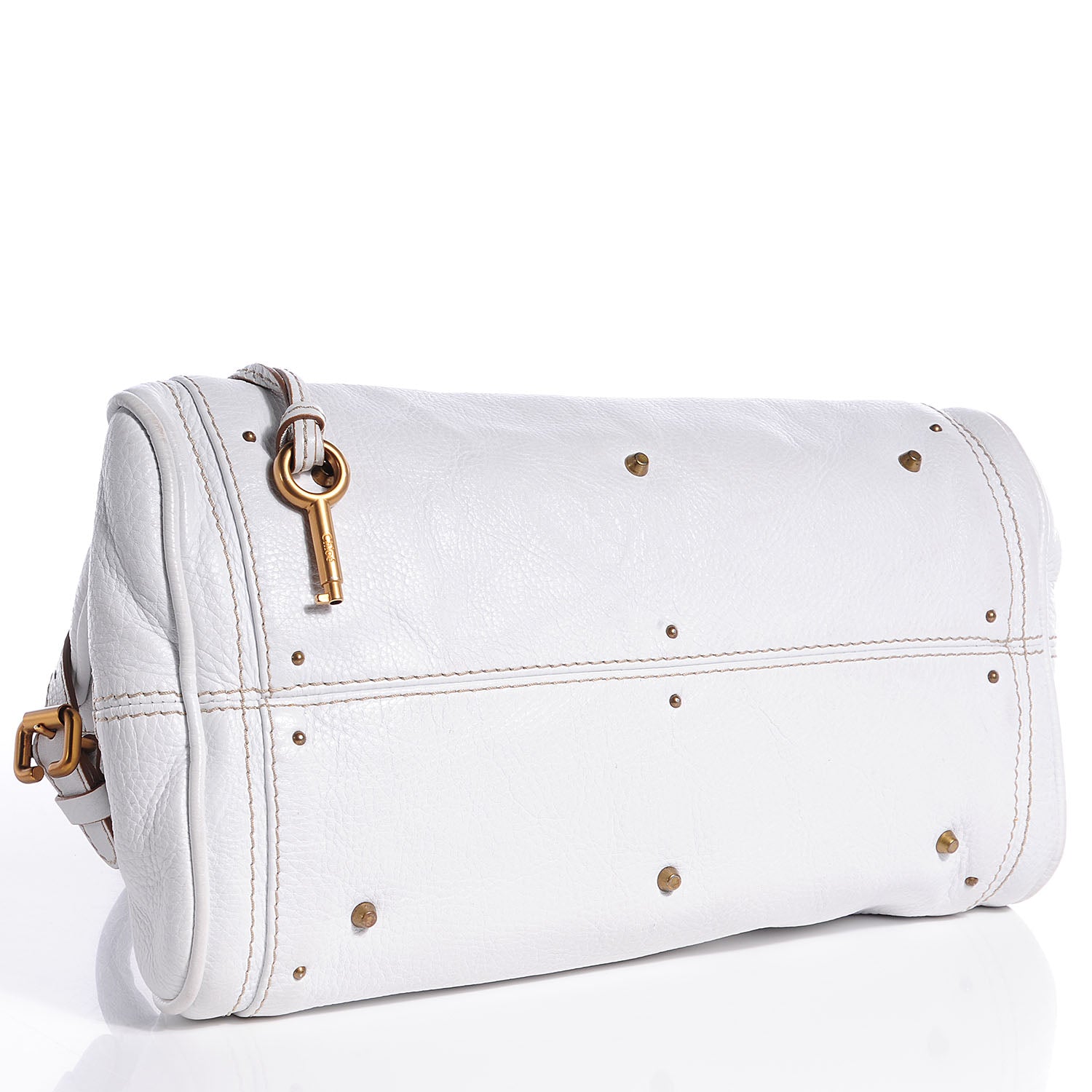 Chloe Leather Medium Paddington White 3 of 10