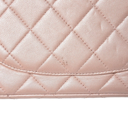 Chanel Metallic Lambskin Quilted Extra Mini Flap Light Pink 7 of 9