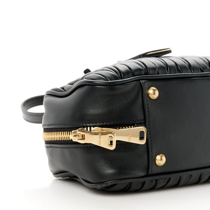 Miu Miu Nappa Matelasse Large Arcadie Top Handle Bag Black 9 of 11