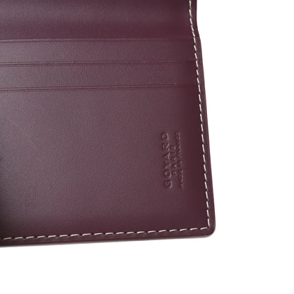 Goyard Goyardine Saint Marc Folding Card Case Bordeaux 6 of 7