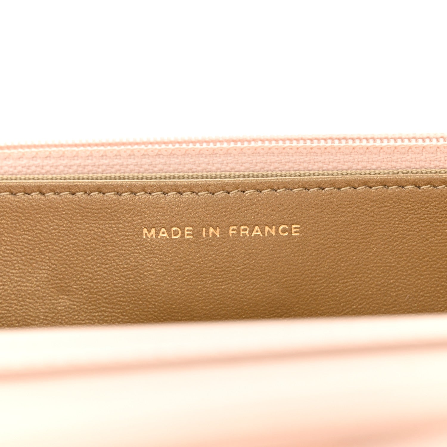 Chanel Lambskin Quilted CC Pearl Crush Wallet on Chain WOC Beige 7 of 12