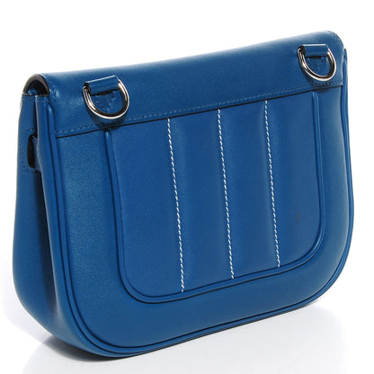 Hermes Veau Swift Mini Sac Berline Bleu Thalassa 8 of 13