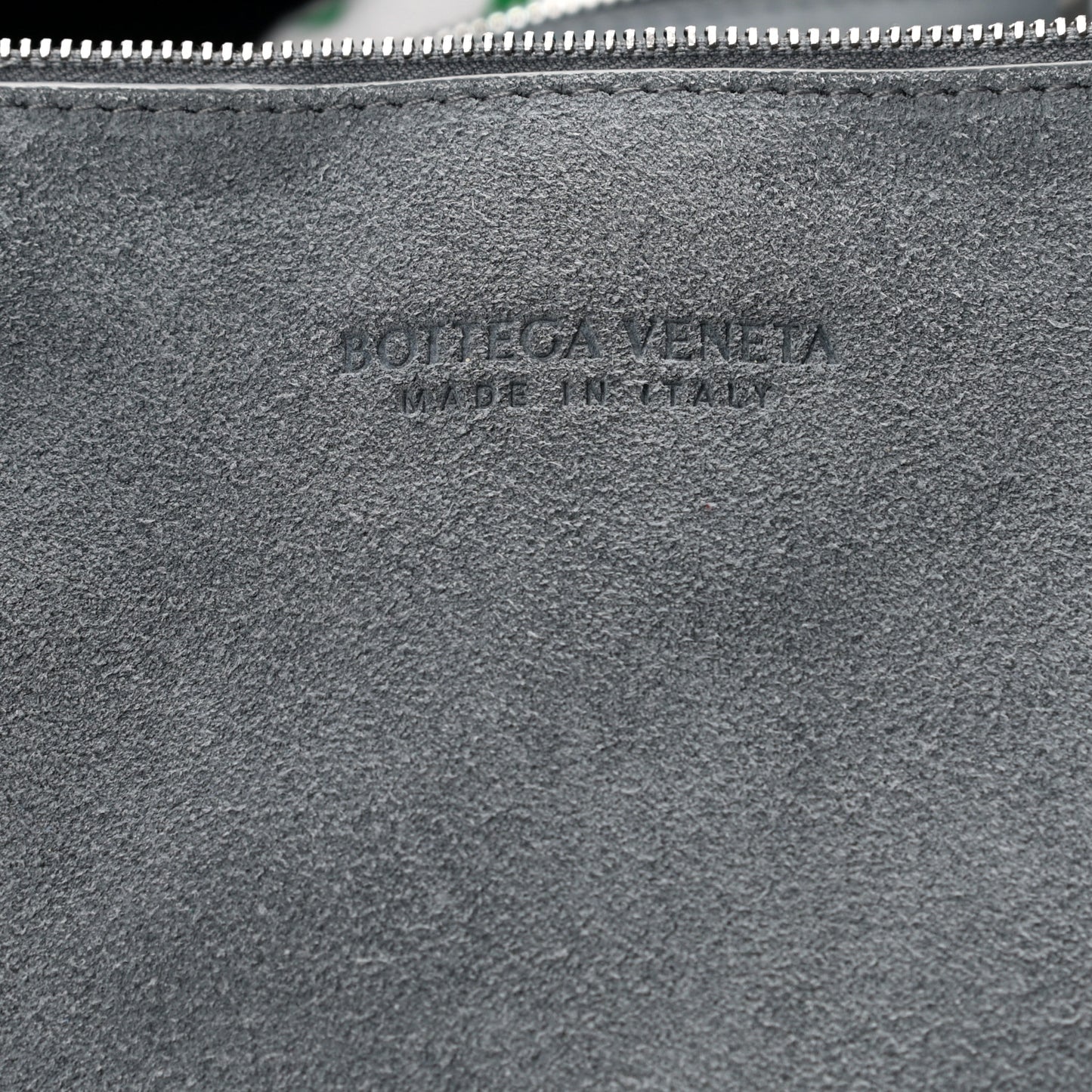 Nappa Intrecciato Large Holdall Duffel Grey