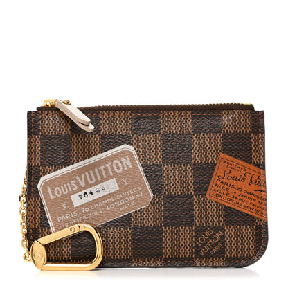 Louis Vuitton Damier Ebene Trunks and Bags Key Pouch 1 of 7