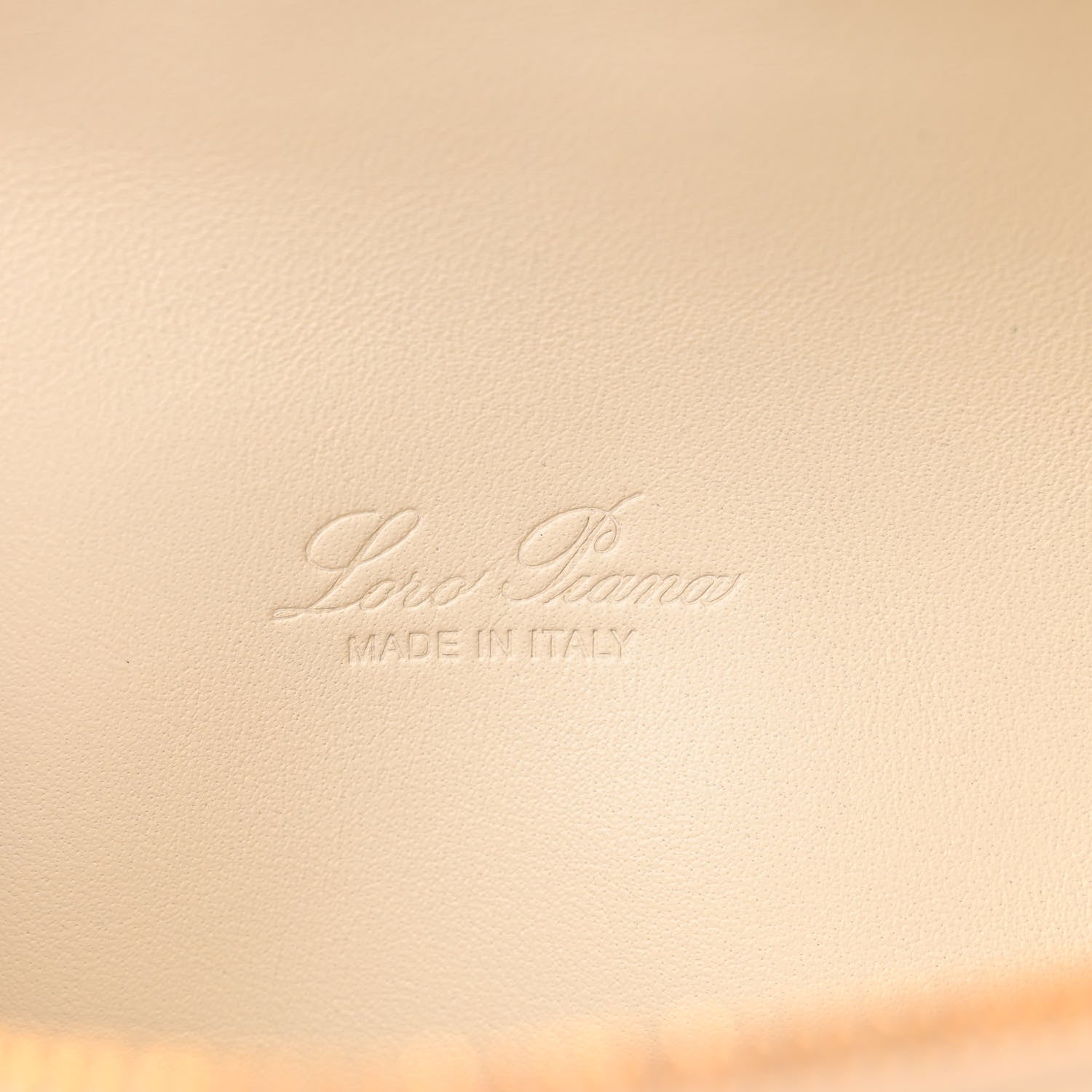 Loro Piana Ostrich L19 Extra Pocket Pouch Whisper White 6 of 9