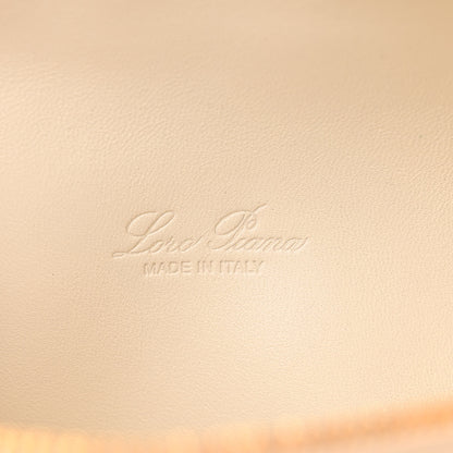 Loro Piana Ostrich L19 Extra Pocket Pouch Whisper White 6 of 9