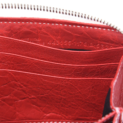 Balenciaga Agneau Arena Multicolore Bazar Continental Zip Around Wallet Grey White Black Red Blue 7 of 10