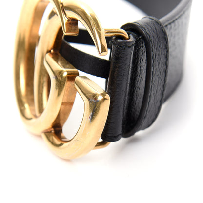 Gucci Textured Calfskin Double G 40mm Belt 115 46 Black 6 of 9