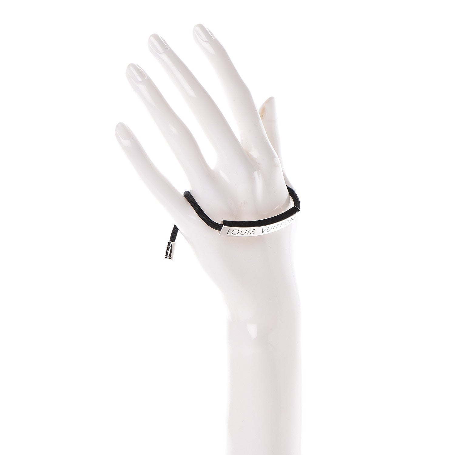 Louis Vuitton Nylon LV Space Bracelet Black 2 of 7