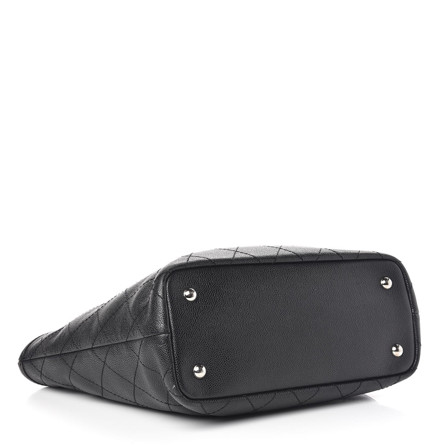 Chanel Grained Calfskin Shopping Fever Tote Black 5 of 21