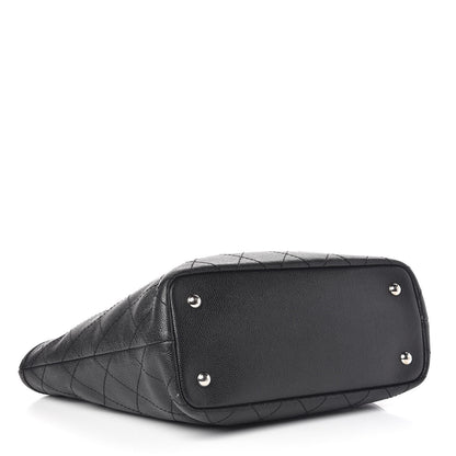 Chanel Grained Calfskin Shopping Fever Tote Black 5 of 21