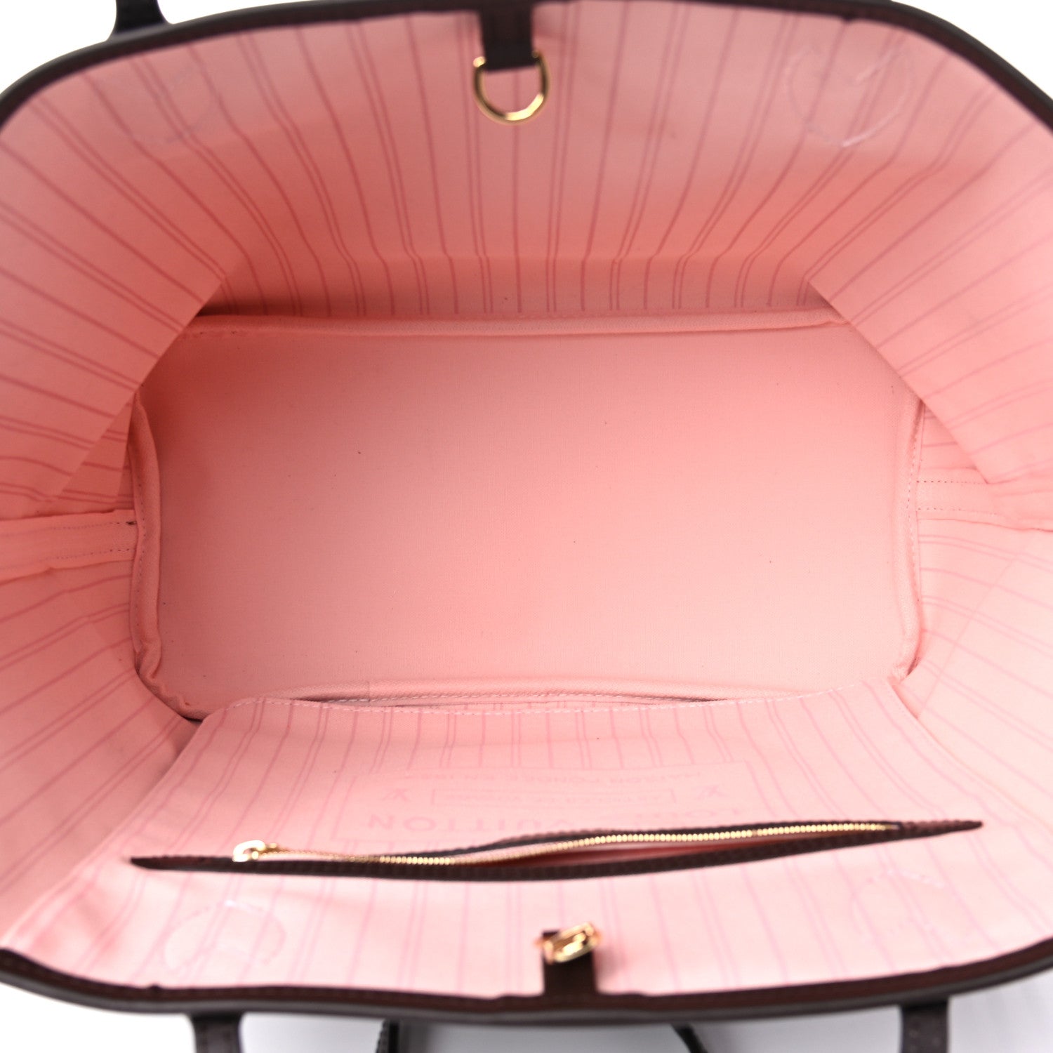 Louis Vuitton Damier Ebene Neo Neverfull MM Rose Ballerine 5 of 9