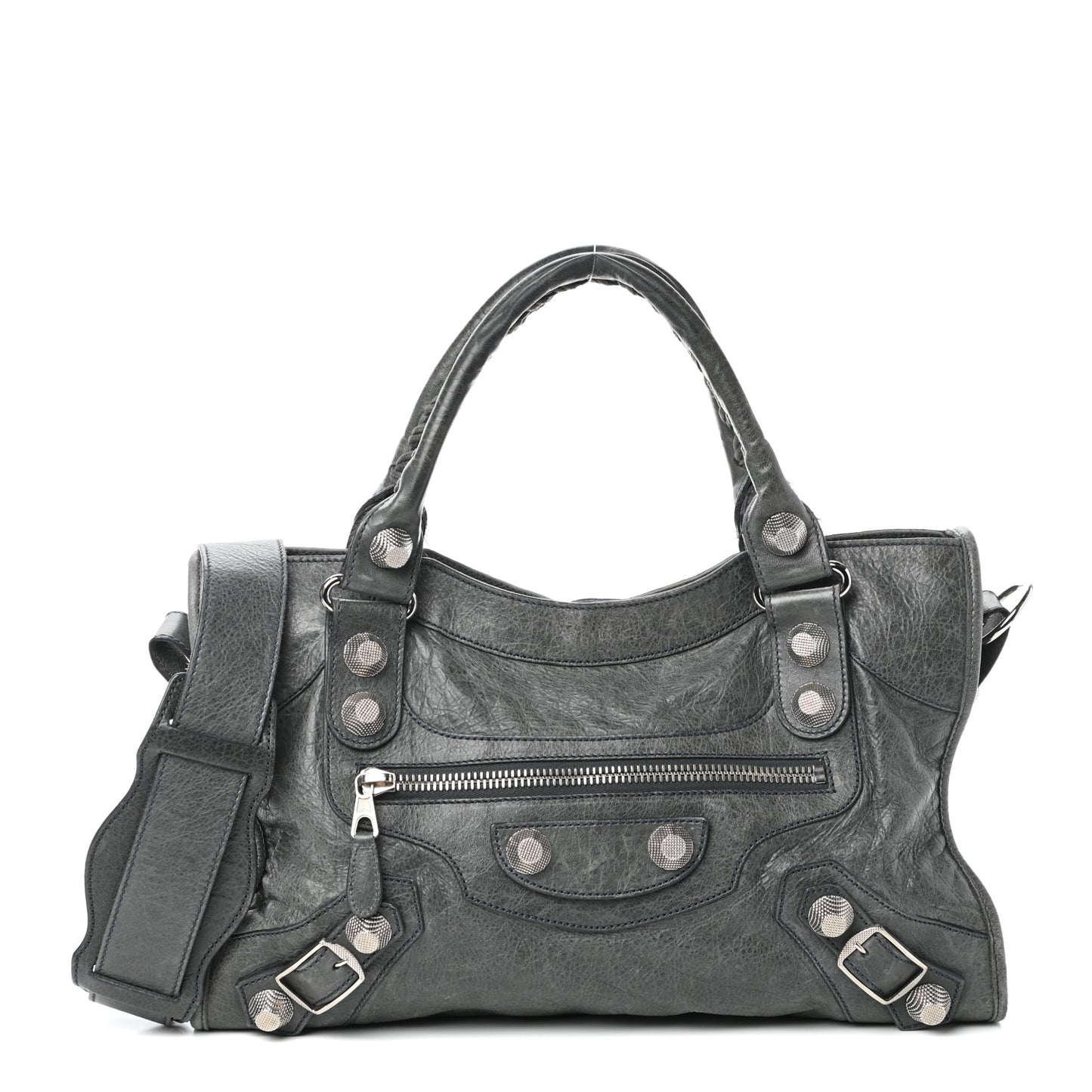Agneau Giant 21 Silver Hardware City Anthracite