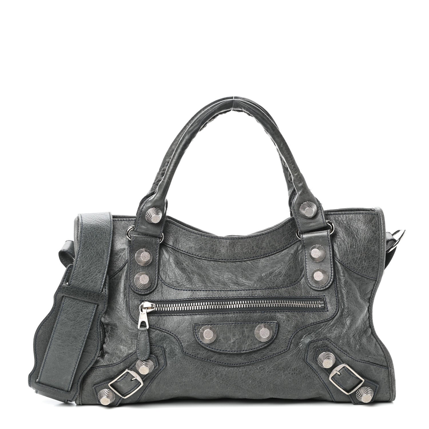 Balenciaga Agneau Giant 21 Silver Hardware City Anthracite 1 of 9