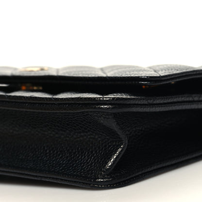 Chanel Caviar Quilted Wallet on Chain WOC Black 11 of 12
