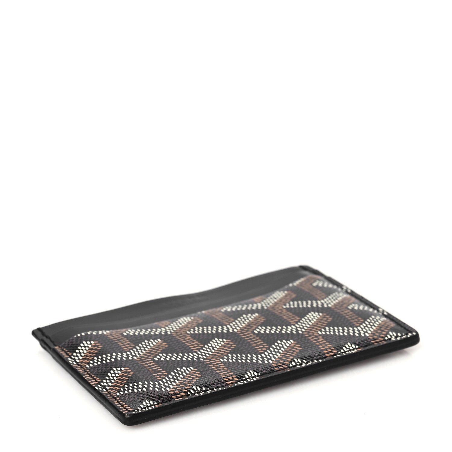 Goyard Goyardine Saint Sulpice Card Holder Black 4 of 7