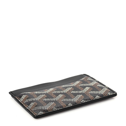 Goyard Goyardine Saint Sulpice Card Holder Black 4 of 7
