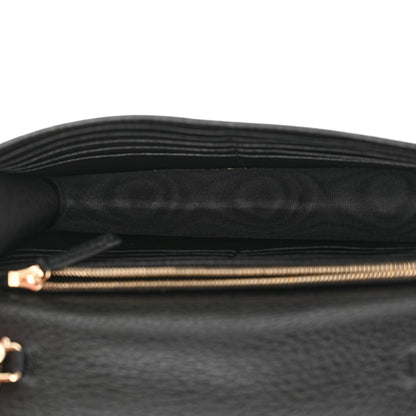 Gucci Dollar Calfskin Interlocking G Chain Wallet Black 5 of 11
