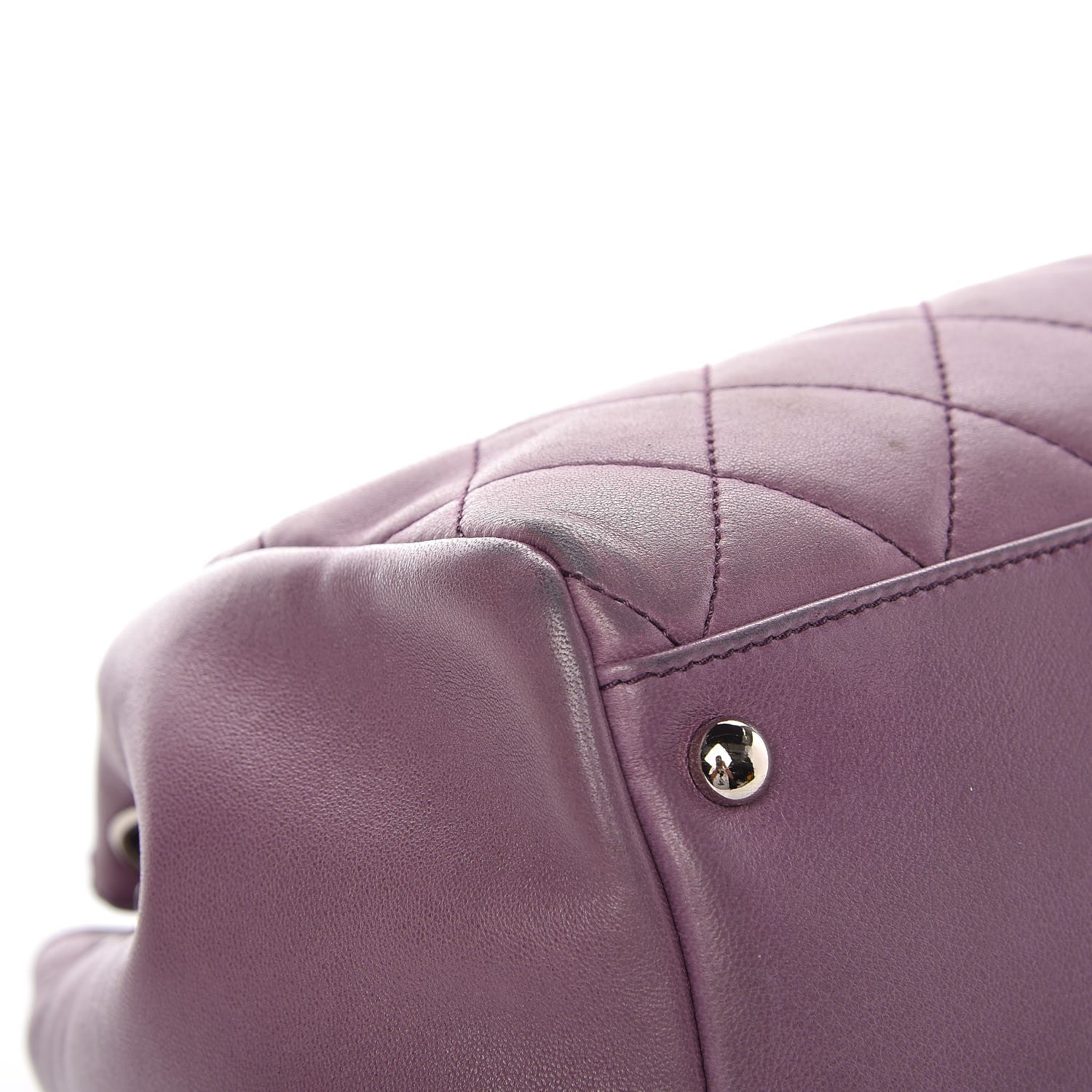 Chanel Lambskin Quilted Small Accordion Flap Light Purple 8 of 16
