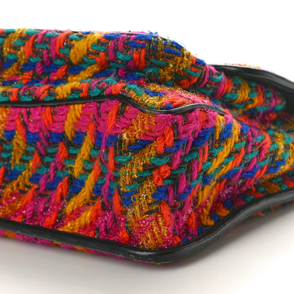 Saint Laurent Tweed Calfskin Matelasse Monogram Medium Niki Chain Satchel Multicolor 10 of 10