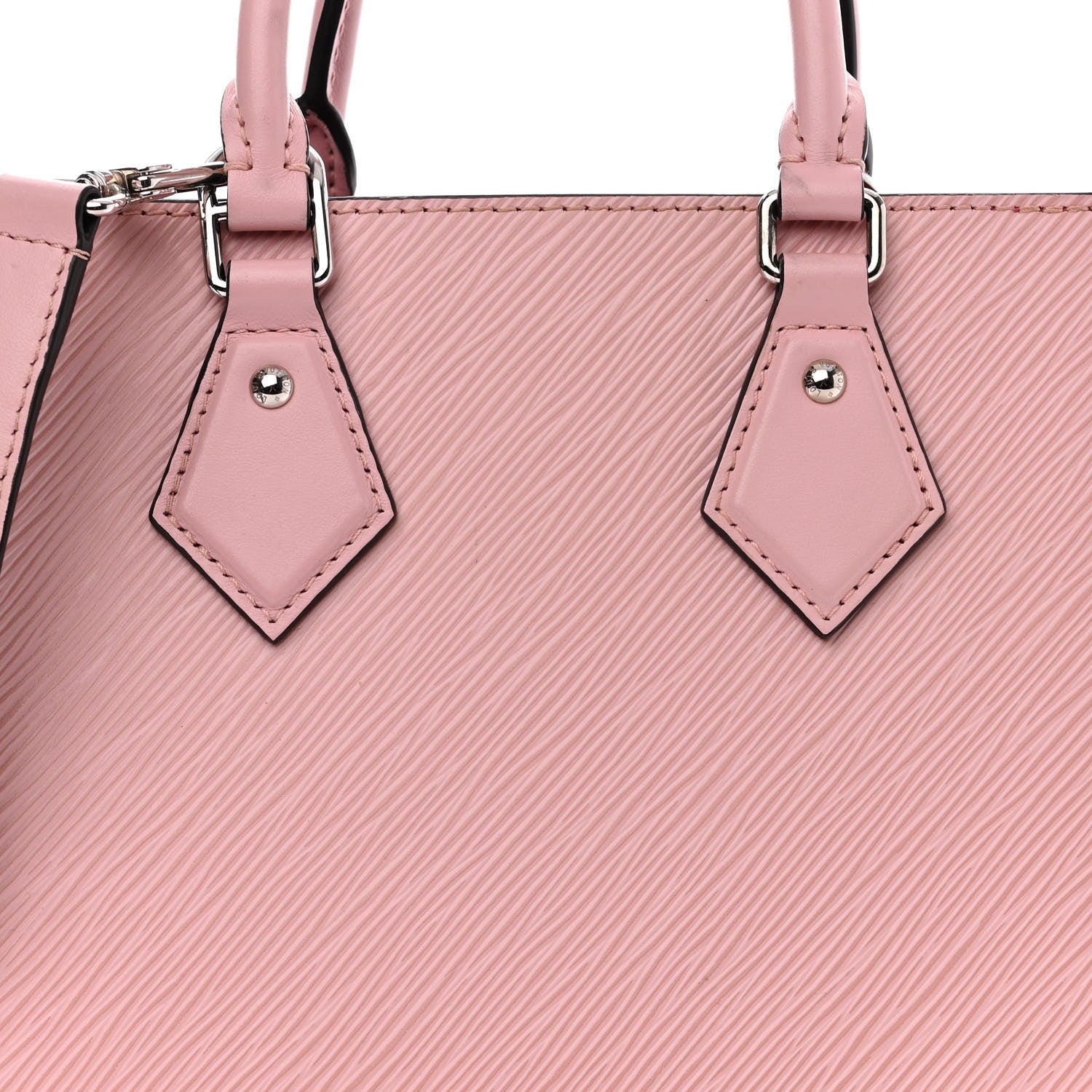 Louis Vuitton Epi Sac Plat PM Rose Ballerine 7 of 9