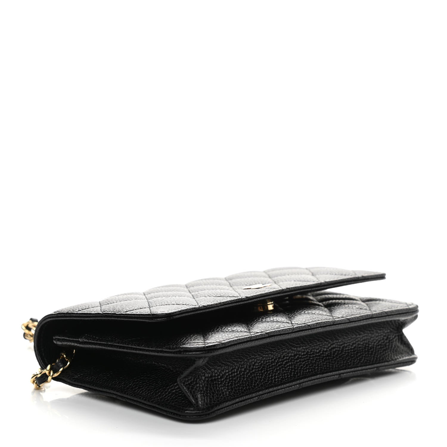 Chanel Caviar Quilted Wallet On Chain WOC Black 4 of 11