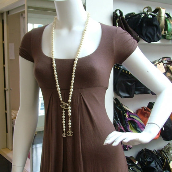Chanel Timeless Classic Faux CC Pearl Belt 3 of 6
