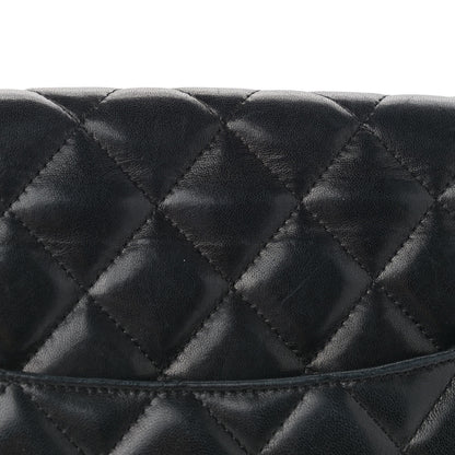 Chanel Lambskin Quilted Maxi Single Flap Black 14 of 15
