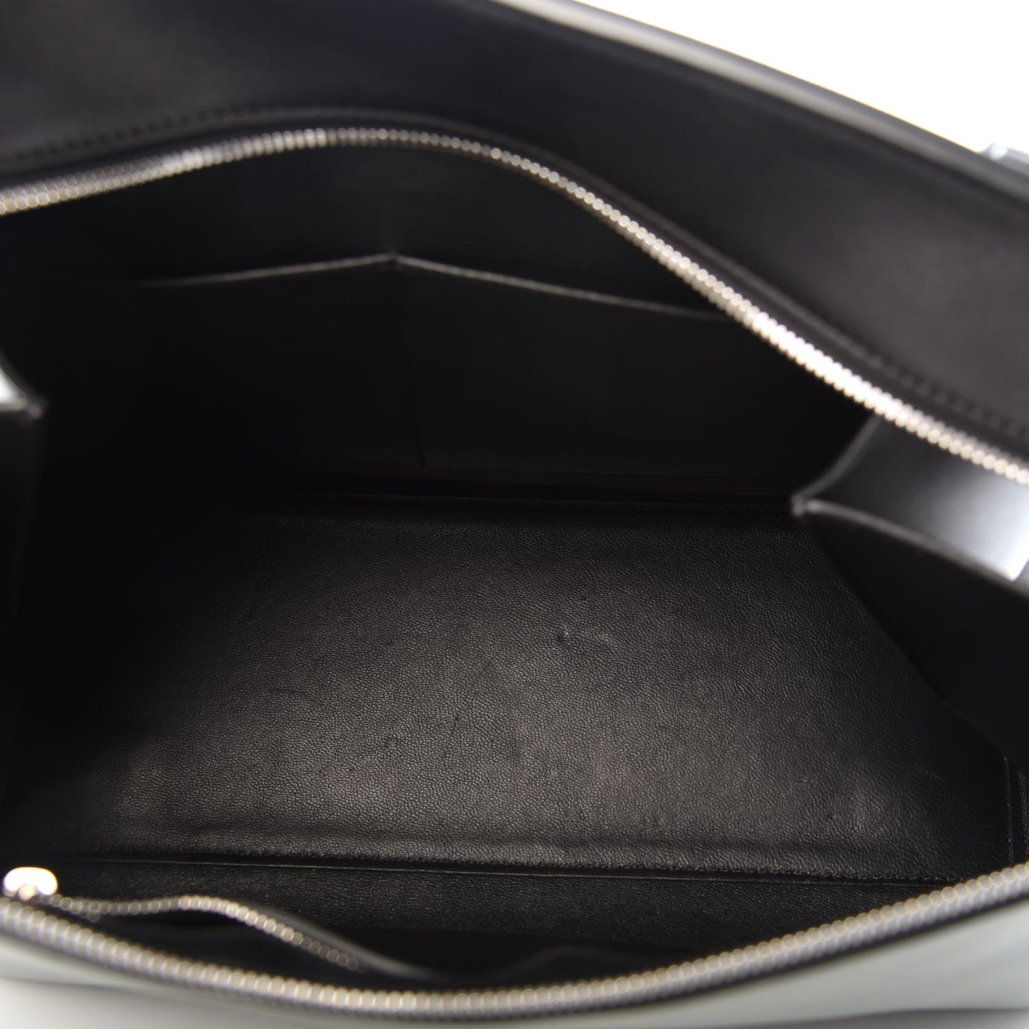 Celine Calfskin Medium Bi-Color Edge Shoulder Bag Almond 5 of 10