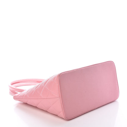 Chanel Caviar Quilted Medallion Tote Light Pink 4 of 10