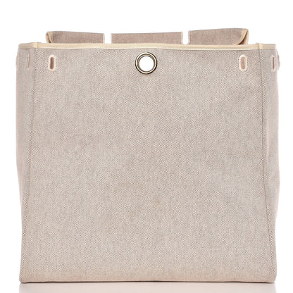 Hermes Toile Vache Calfskin Herbag 2 in 1 36 MM Natural 16 of 22