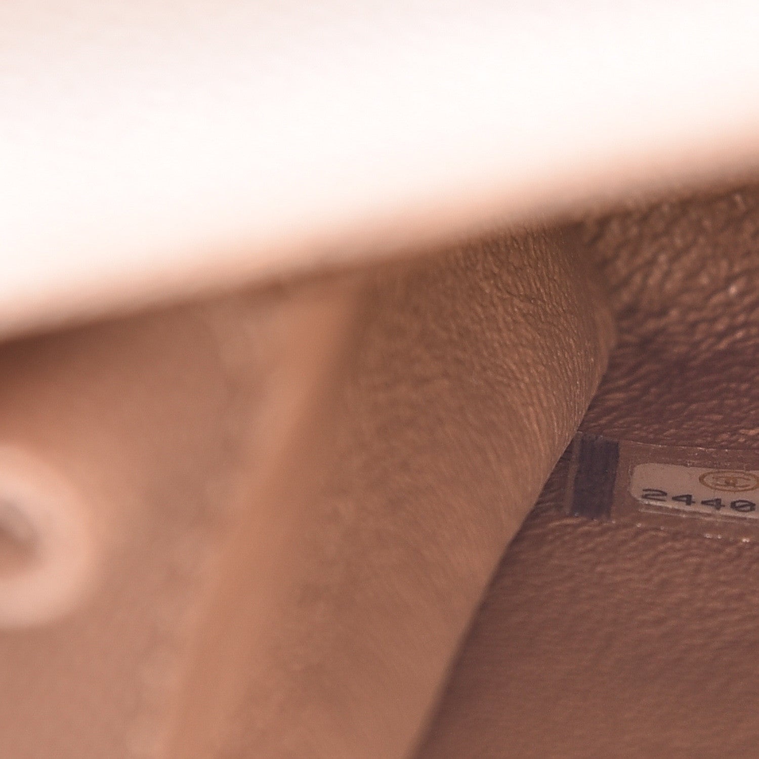 Chanel Caviar Lizard Quilted Mini Coco Handle Flap Beige 9 of 9