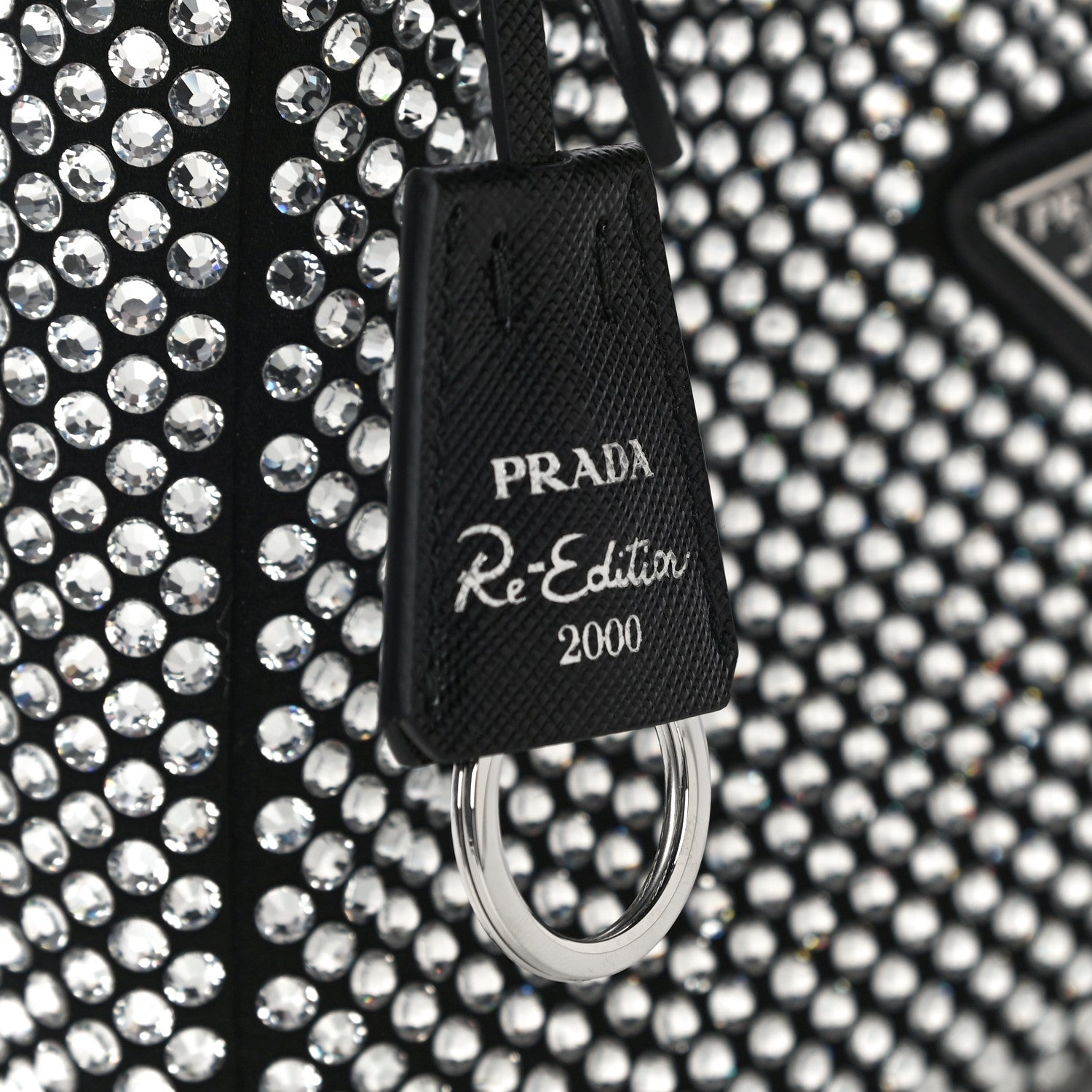 Prada Satin Crystal Mini Re-Edition 2000 Bag Cristal 12 of 13