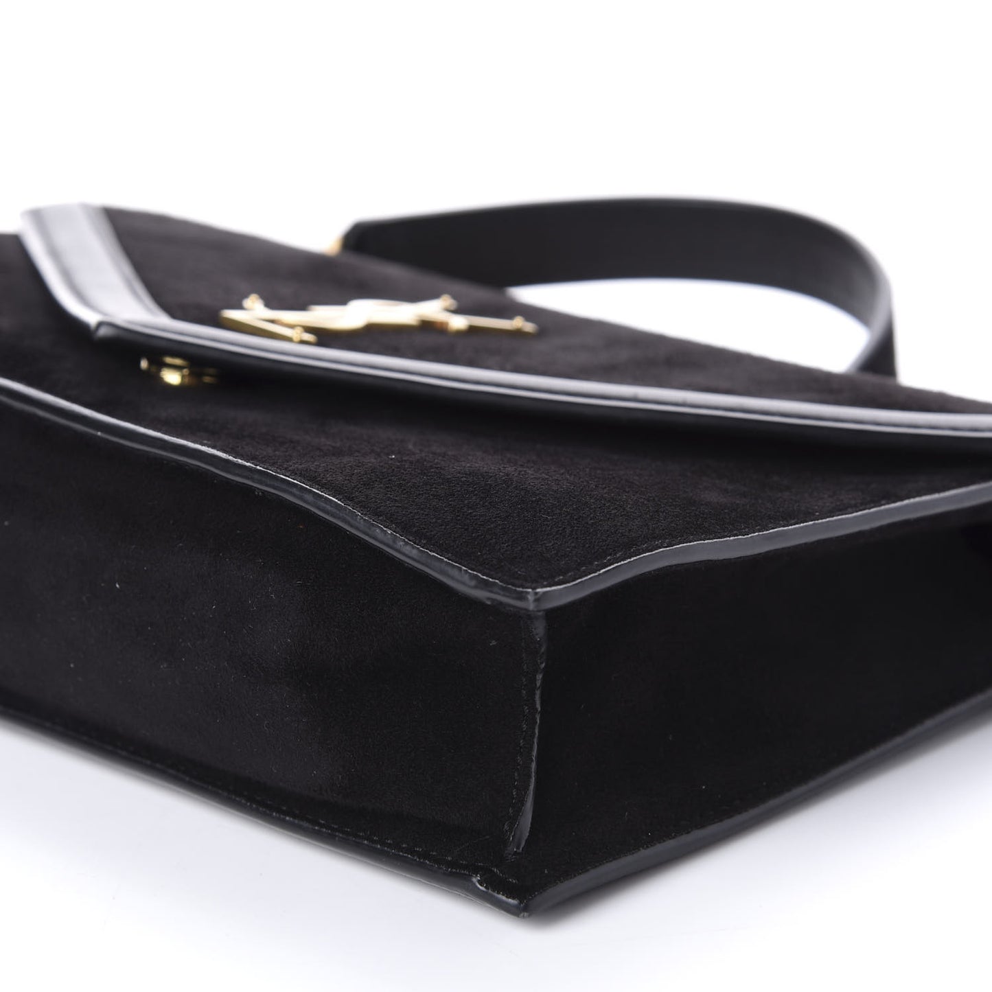 Suede Calfskin Monogram Le Sept Chain Bag Black