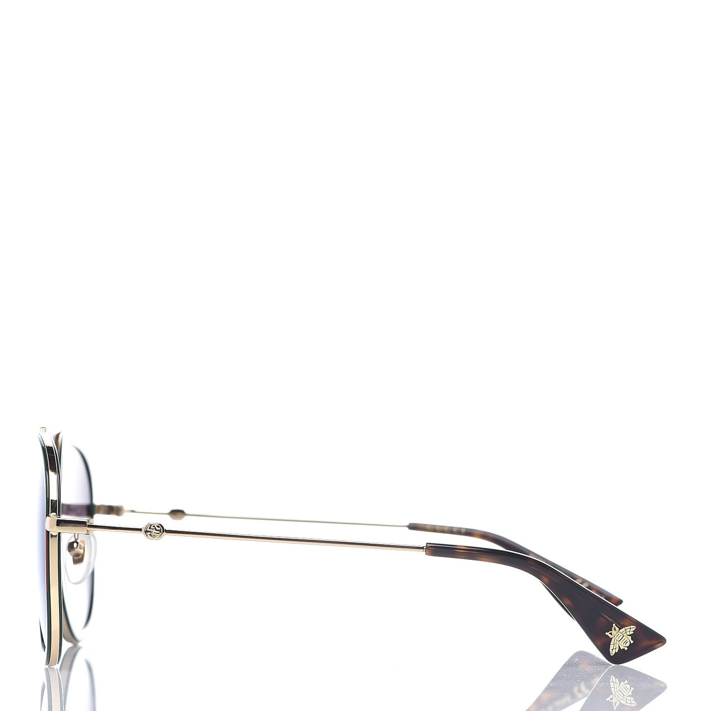 Web Aviator Sunglasses GG0062S Green Red