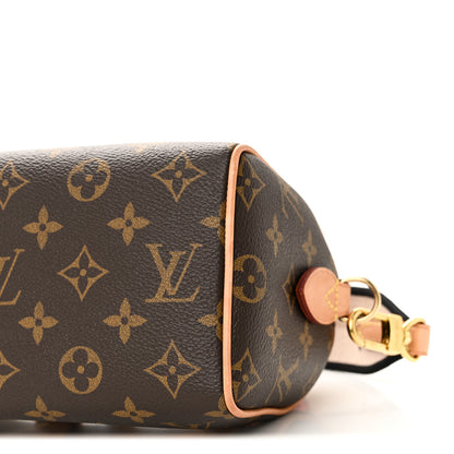Louis Vuitton Monogram Speedy Bandouliere 20 Black 9 of 10